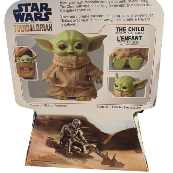 Star Wars The Mandalorian The Child 11" Talking Baby Figure In Carrying Bag - Picture 6 of 9